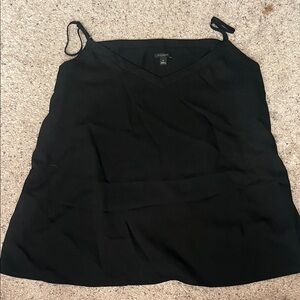 Ann Taylor Black Women's Camisole Top (lined - not sheer). Adjustable straps.